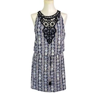 White House Black Market sleeveless blouson dress size Medium